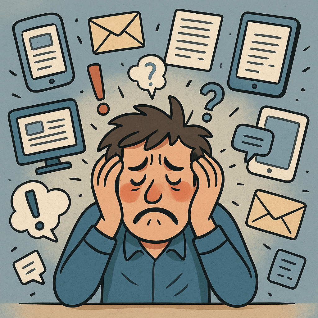 emotional weight of information overload