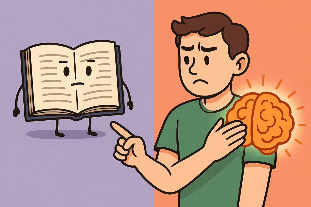 knowing isn’t the same as internalizing