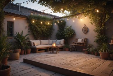small outdoor space transformation